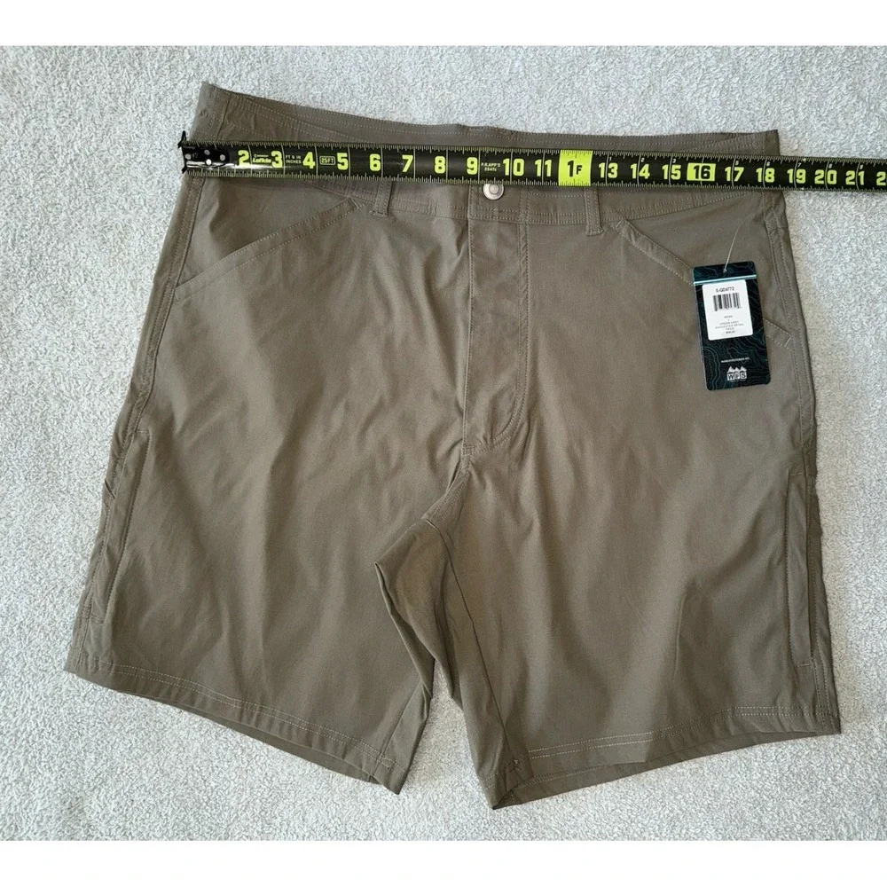NWT American‎ Outback Shorts Green Gray Mens Size Large